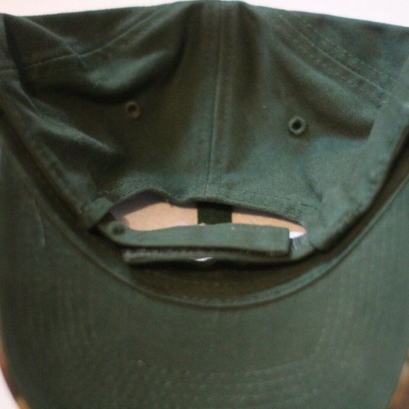 Buckmasters ~ Men's Green Ball Cap Camouflage Camo Brim Adjustable back New - Picture 2 of 7